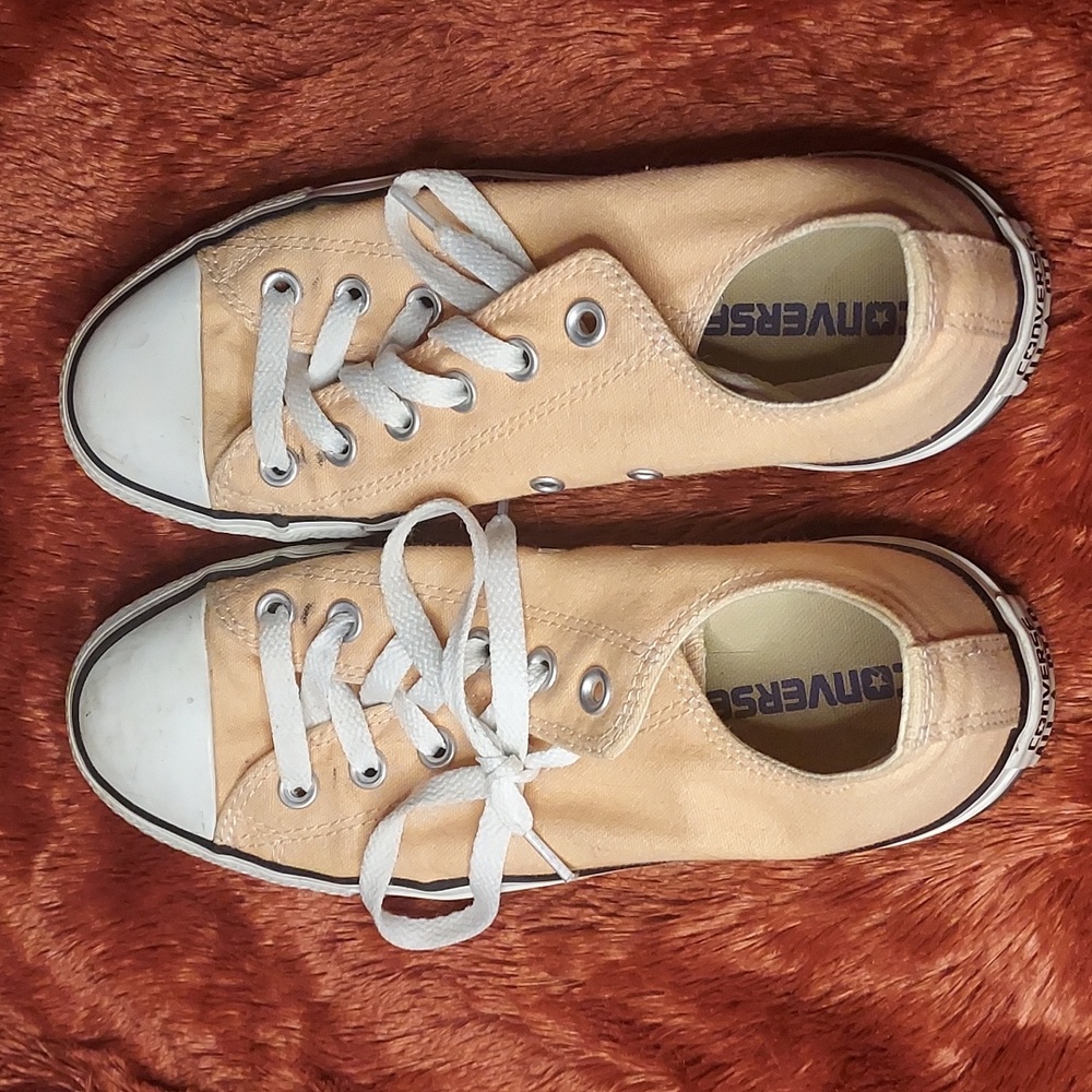 Light Orange Converse